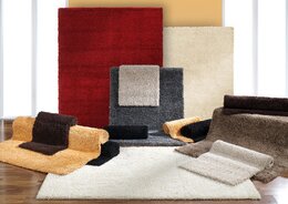 Vloerkleed Hoogpolig effen