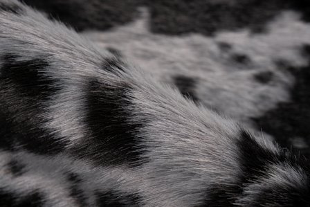 Vloerkleed Animal Imitatie Zwart Wit 225