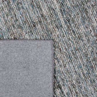 Wollen vloerkleed Toronto Taupe Groen