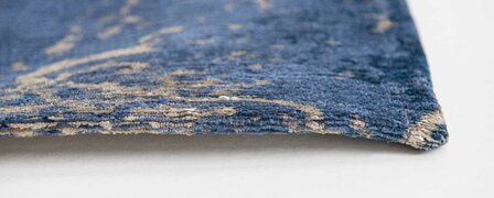 Chenille katoen vloerkleed Mystic blauw 8629