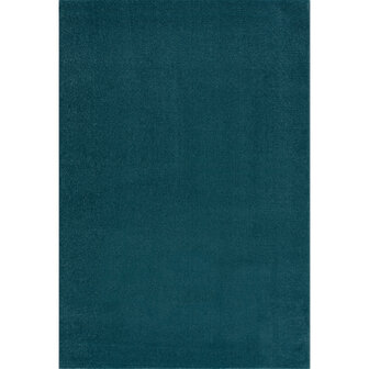 Blauw laagpolig vloerkleed Boston blauw 9505