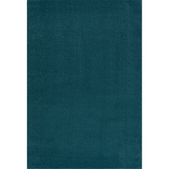 Blauw laagpolig vloerkleed Boston blauw 9505