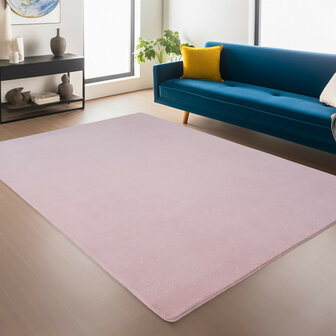 Modern Vloerkleed Warschau Roze 1400
