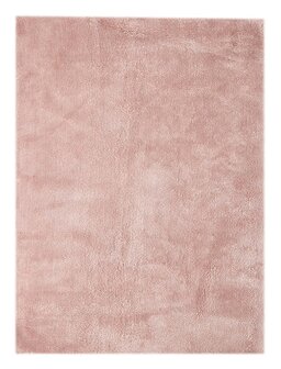 Handgemaakt hoogpolig vloerkleed Ballast 100 kleur Pink