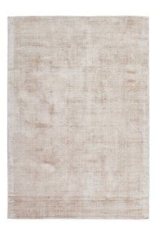 Effen exclusief vloerkleed beige