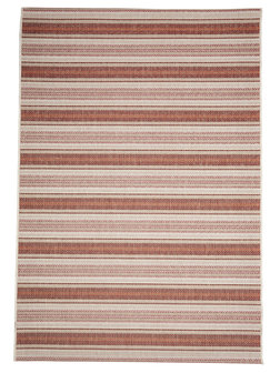 Gestreept modern vloerkleed of karpet