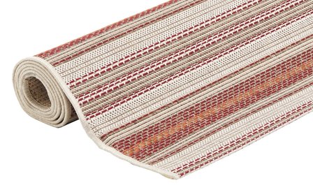 Gestreept modern vloerkleed of karpet