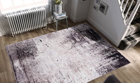 Vloerkleed Oxford kleur grijs