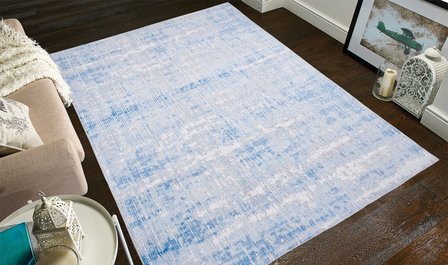 Vloerkleed Sky kleur licht blauw