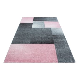 Modern vloerkleed Luciana 1810 kleur pink