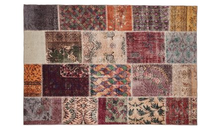Vloerkleed Patchwork kleur Multi