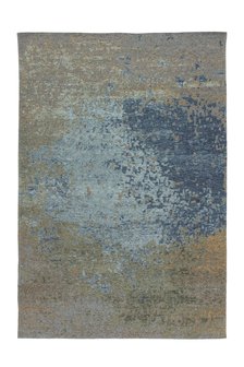 Jacquard vloerkleed Garda Multi Blauw