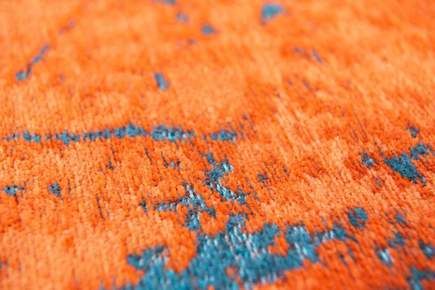 Chenille katoen vloerkleed Mystic oranje 9219