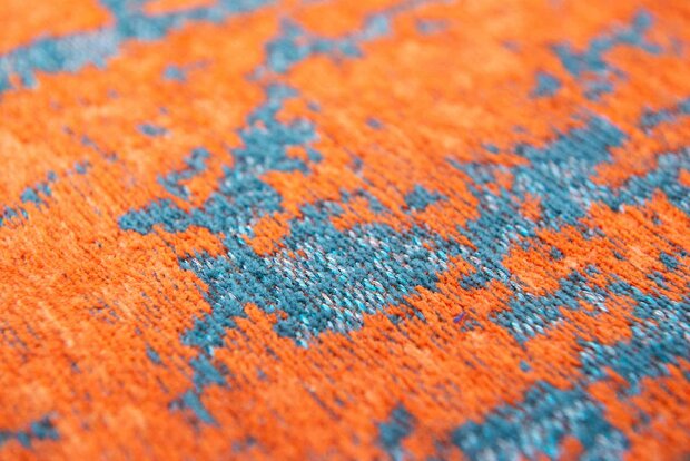 Chenille katoen vloerkleed Mystic oranje 9219