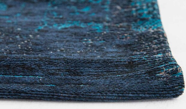 Medallion katoen vloerkleed Elite blauw 8254