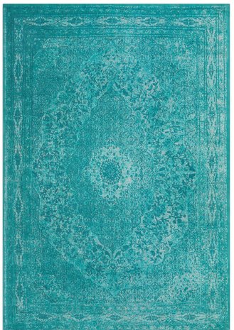 Tabriz vloerkleden  Aqua