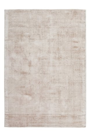 Effen exclusief vloerkleed beige