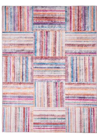 Vloerkleed Blocks kleur multi