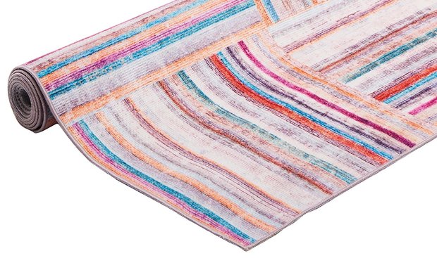 Vloerkleed Blocks kleur multi