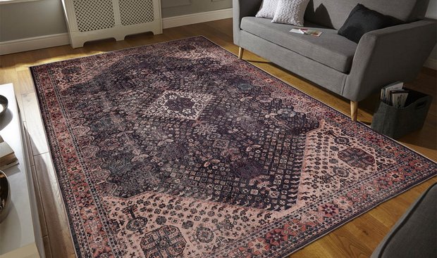 Vloerkleed Verage kleur graphite