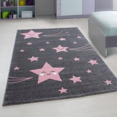 Kinderkamer tapijt Child 610/AY Pink
