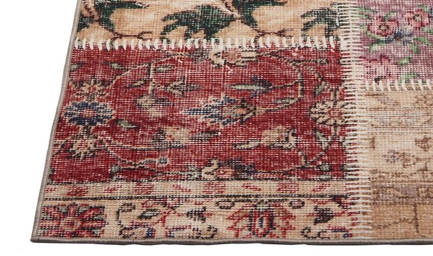 Vloerkleed Patchwork kleur Multi